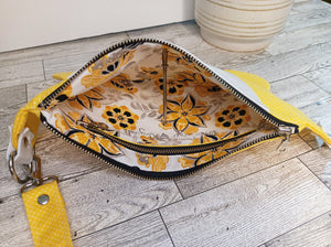 Upcycled Yellow Petal Pack Fanny Pack