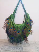 Load image into Gallery viewer, Peacock Hobo Bag