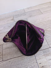 Load image into Gallery viewer, Upcycled Double Zip Pouch