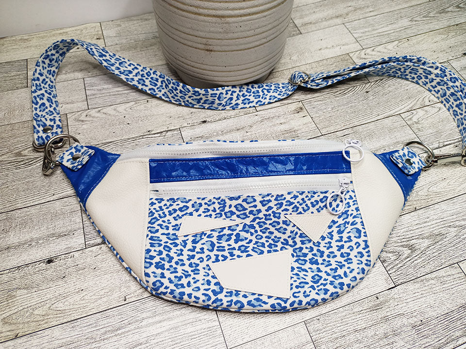 Ferris Fanny Pack Upcycled Designer Neon Hip popular Pack