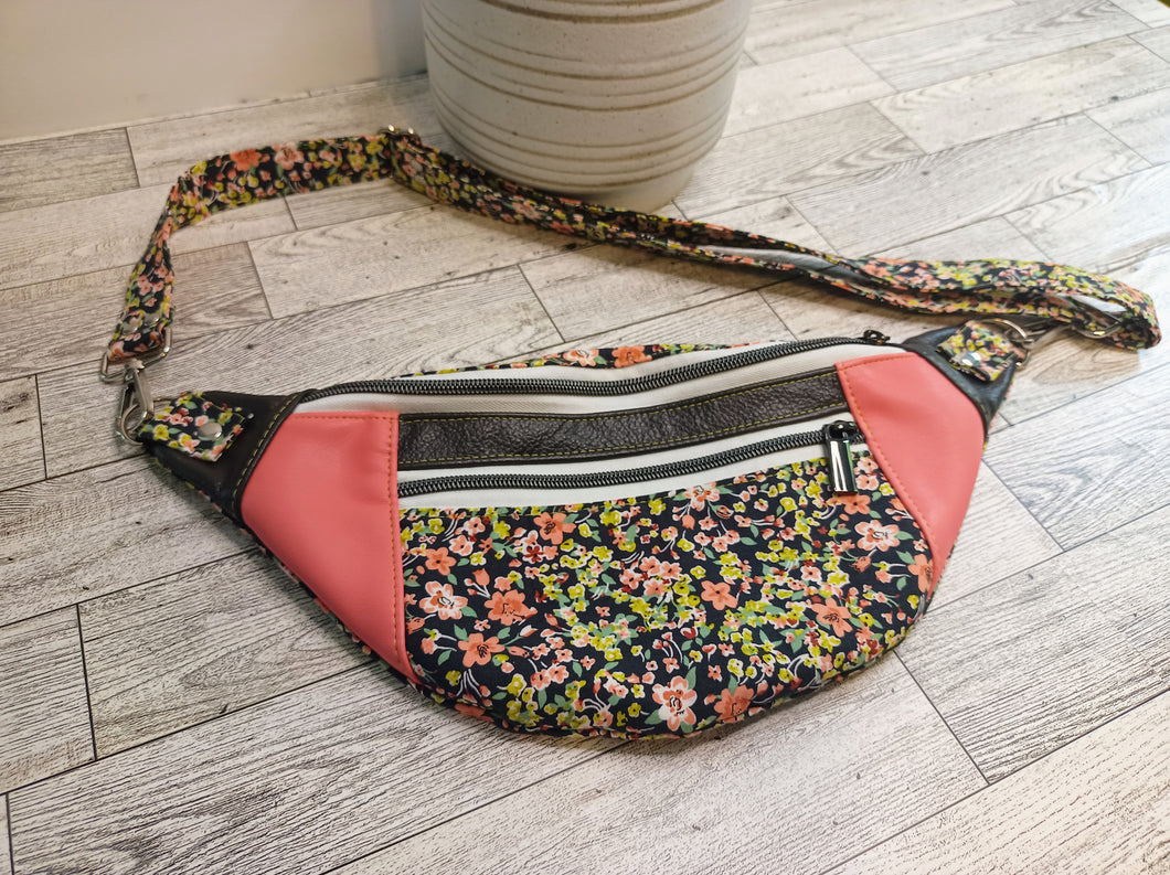 Upcycled Floral Ferris Fanny Pack