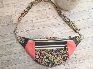 Upcycled Floral Ferris Fanny Pack