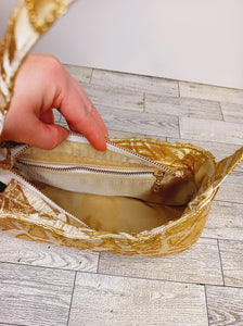 Gold Baguette Bag